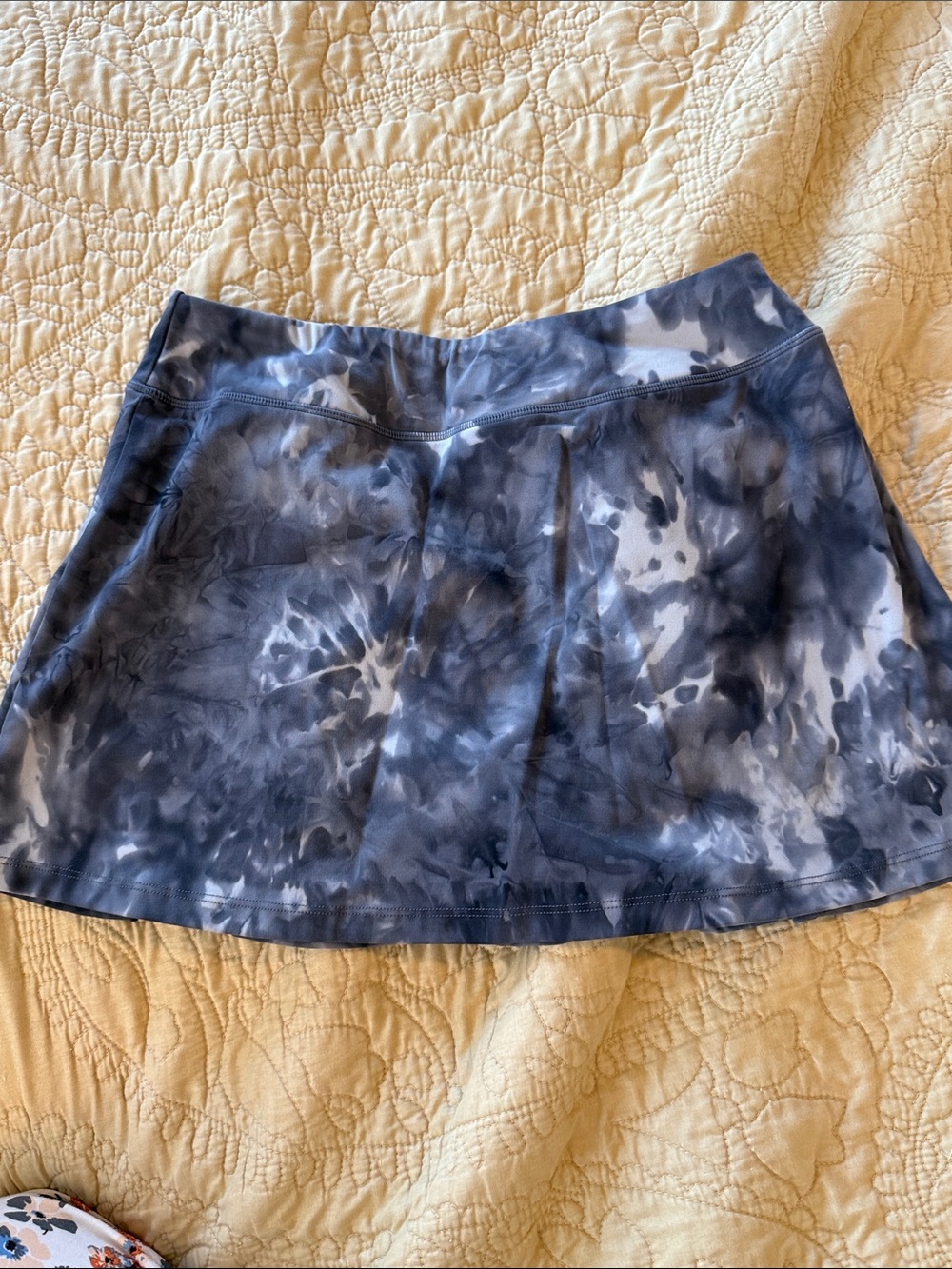 Stelle tennis Tie-Dye Mini Skirt - gray, White